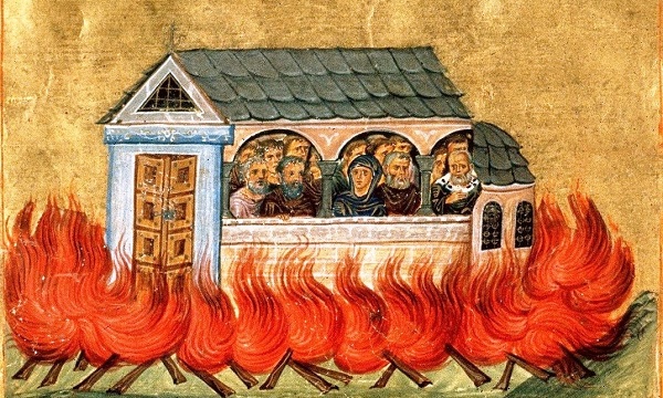  Άγιοι Δισμύριοι (20.000) μάρτυρες που κάηκαν στη Νικομήδεια