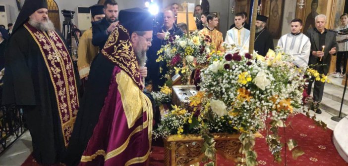 Η εορτή των Τριών Ιεραρχών στον Ιερό Ναό Αγίου Γρηγορίου Θεολόγου Αγρινίου