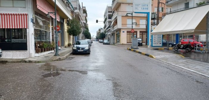 Αγρίνιο: Διακοπή κυκλοφορίας σε τμήμα της οδού Εθν. Αντιστάσεως (πρώην Καρπενησίου) για 3 ημέρες